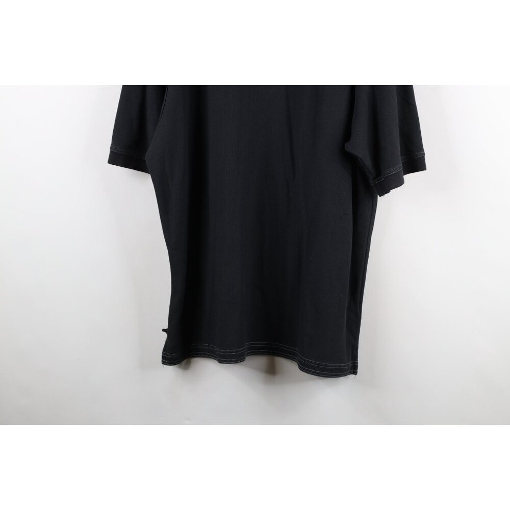 Tommy Bahama Mens XL Faded Supima Cotton Knit Collared Golf Polo Shirt Black - Picture 14 of 14